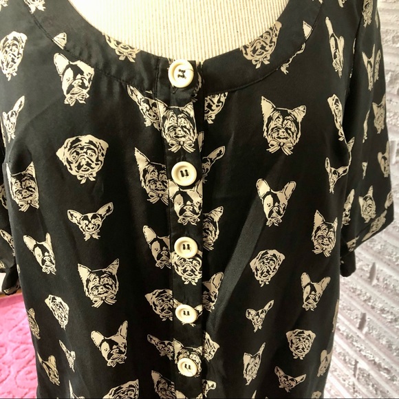 Anthropologie Button-up Doggie Dress - Picture 3 of 6